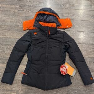 JC de Castelbajac x Rossignol Down Ski Black Igloo Jacket Coat Winter M/L